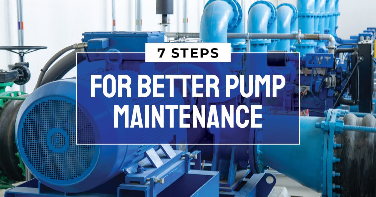 pump maintenance