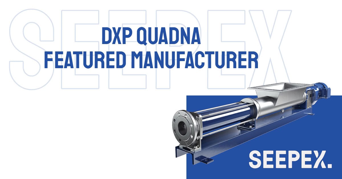 DXP Quadna Product Partner Feature: SEEPEX Pumps