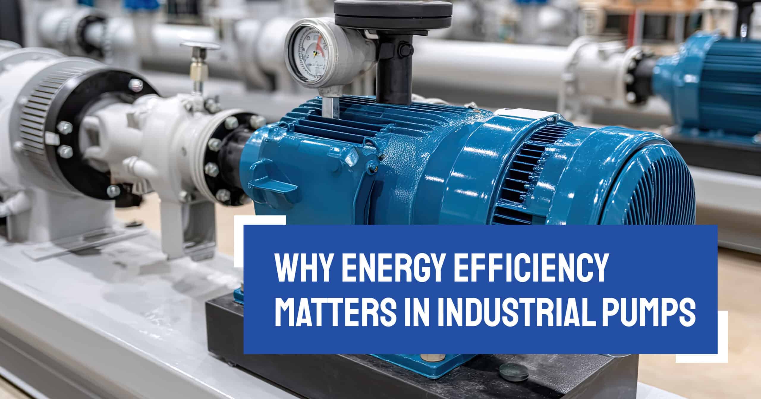 Why Energy Efficiency Matters in Industrial Pumps