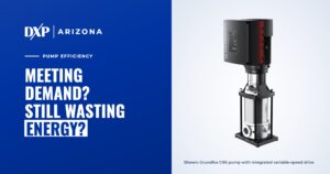 Grundfos CRE pump with integrated variable-speed drive — How to Evaluate Pump Energy Consumption